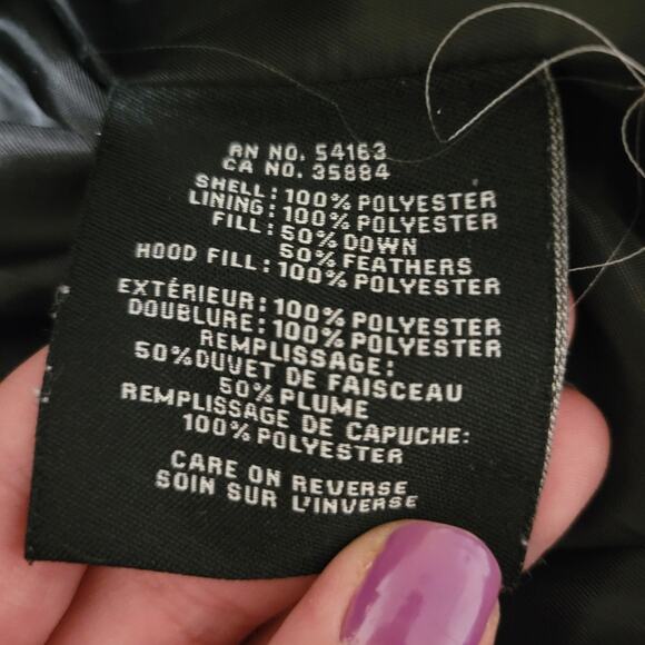 Cole Haan Signature Belted Black Puffer Down Feather Warm Winter Coat  Size M - Picture 8 of 12